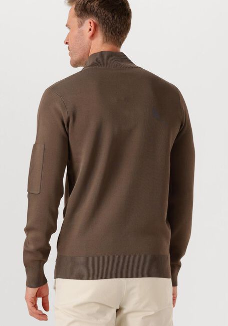 GENTI Pull TURTLE 3 BUTTON LS en marron - large