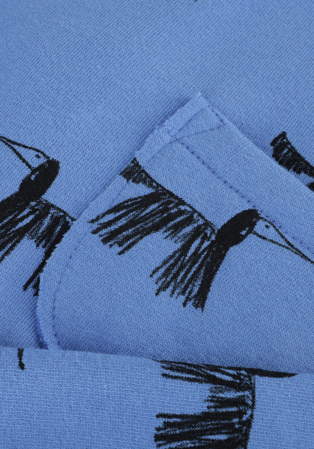 Sproet & Sprout Chandail SWEATSHIRT POCKET DOGS PRINT en bleu - large