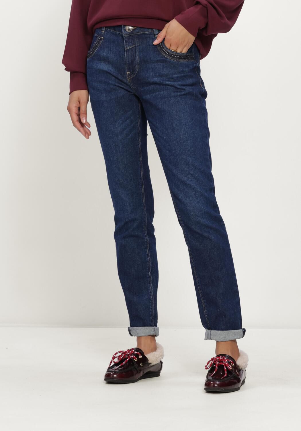 MOS MOSH Skinny jeans MMNAOMI BRAN JEANS en bleu - large