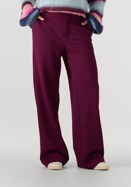 POM AMSTERDAM Pantalon large PANTS - LARA PLUM en violet - large