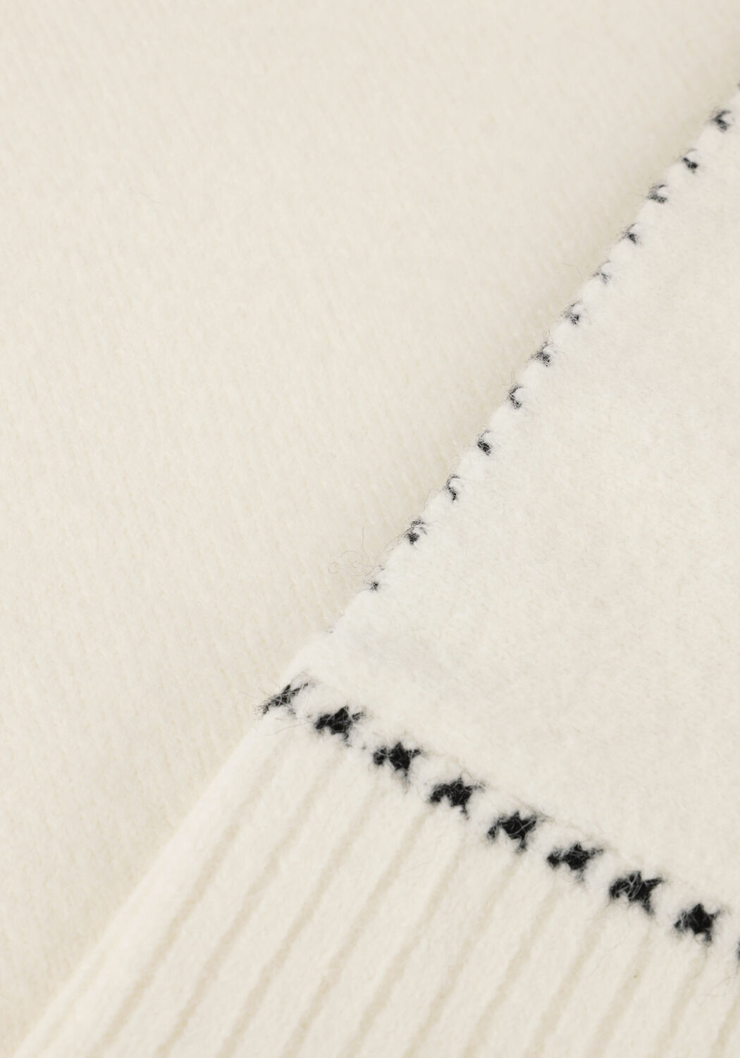 Gebroken wit NEO NOIR Trui ROEME KNIT STITCH BLOUSE - large