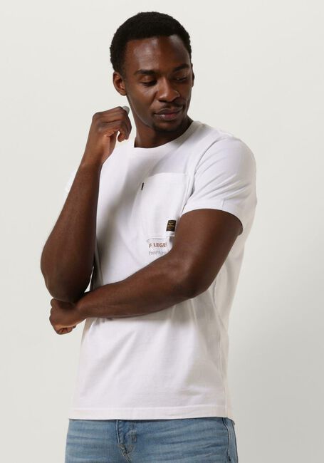 PME LEGEND T-shirt SHORT SLEEVE R-NECK PLAY SINGLE JERSEY Écru - large