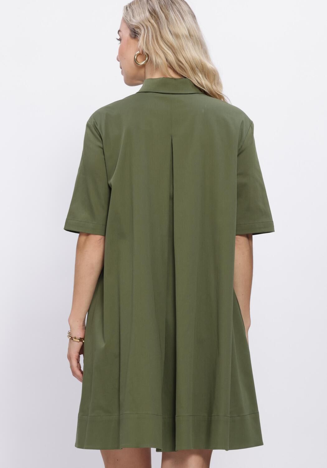 Groene EST'SEVEN Mini jurk BEYZA DRESS - large