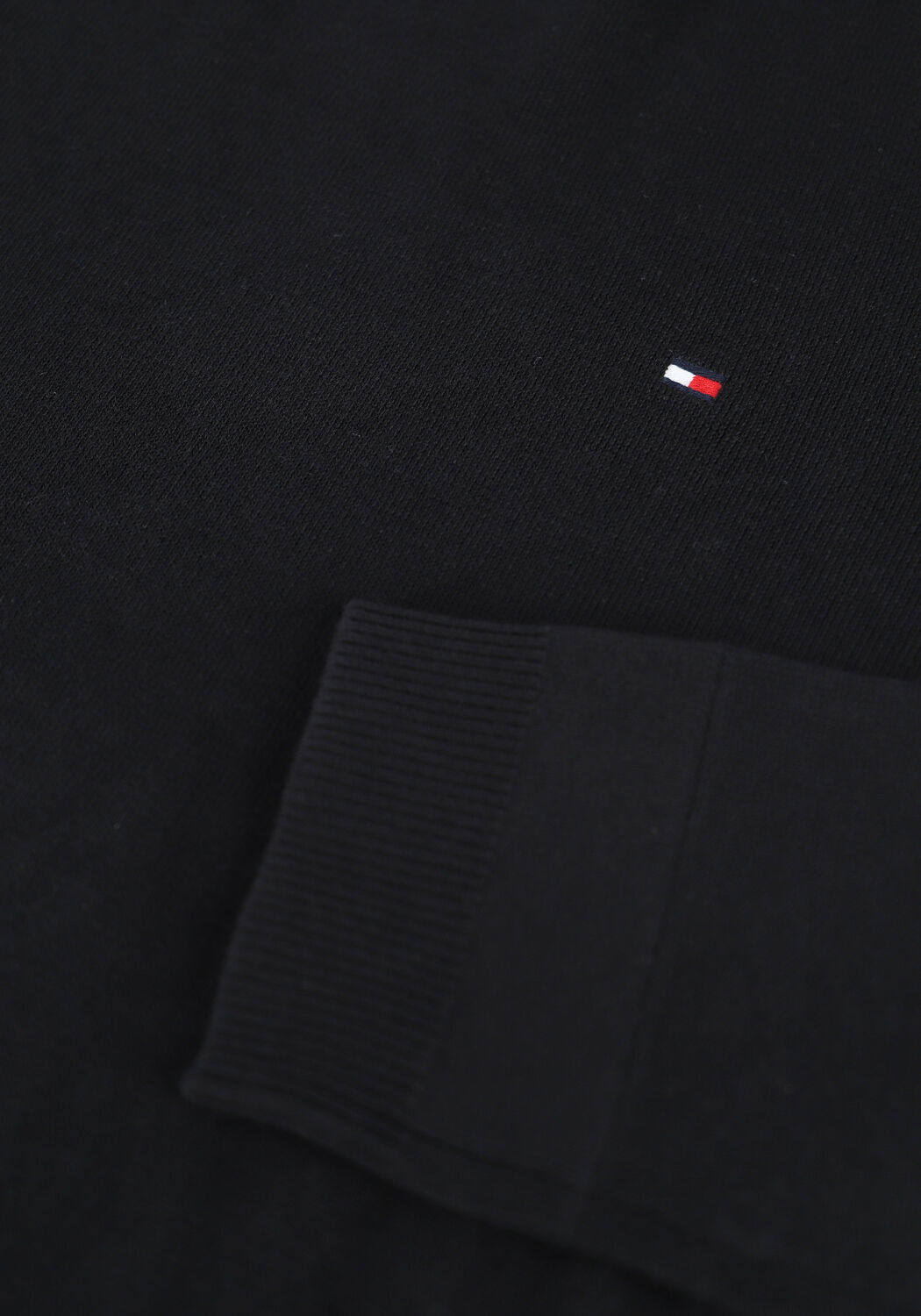 TOMMY HILFIGER Pull CORE COTTON-SILK CNECK en noir - large