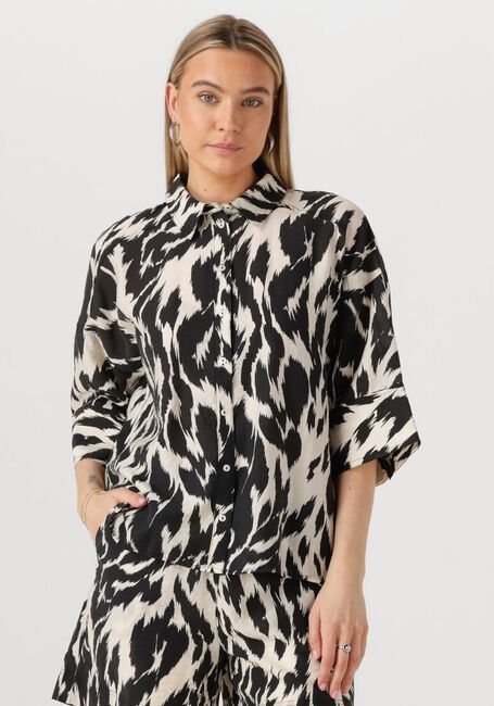 Zwarte ROUGE EDIT Top ROUALININE 2/4 OVERSIZED SHIRT - large