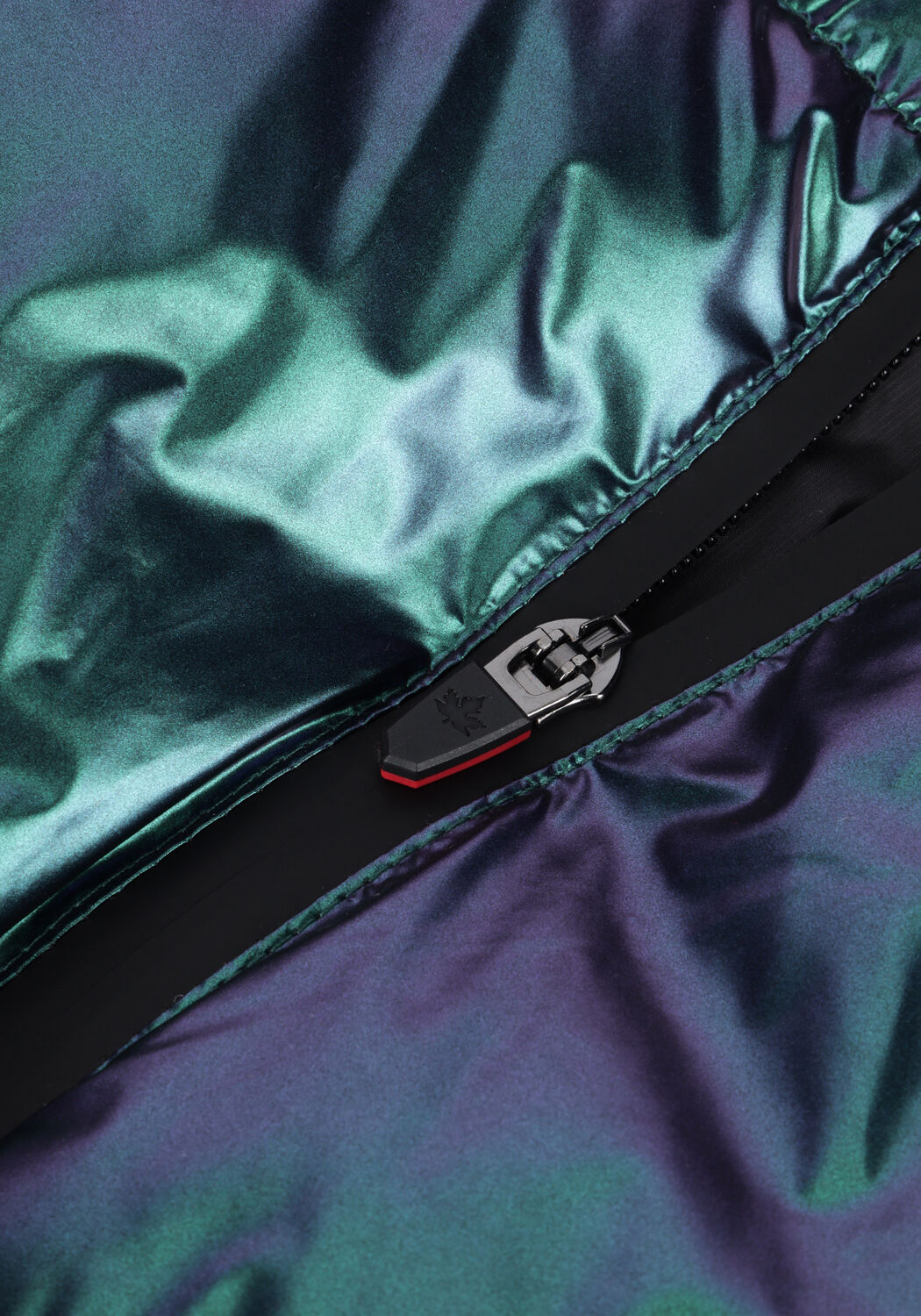 Groene CANADIAN Gewatteerde jas RECLYLED SHINY GLOW - large