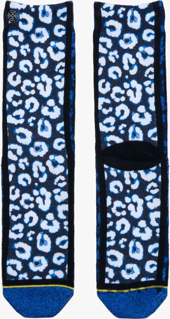 Blauwe XPOOOS Sokken BLUE LEOPARD - large