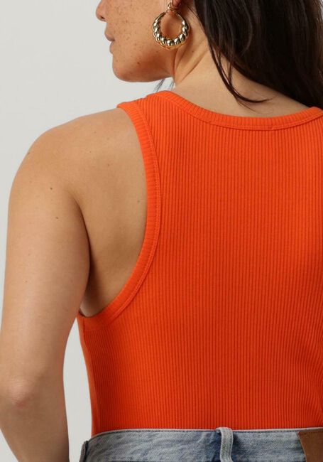 SELECTED FEMME Haut SLFANNA O-NECK TANK TOP en orange - large