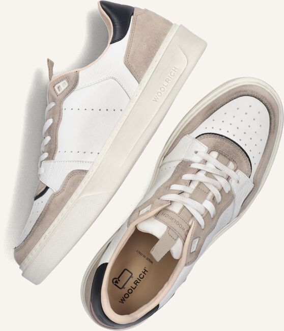 Witte WOOLRICH Sneakers CLASSIC TENNIS Witte WOOLRICH Sneakers CLASSIC TENNIS - large