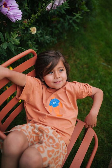 DAILY BRAT T-shirt CRABBY CRAB T-SHIRT en orange - large