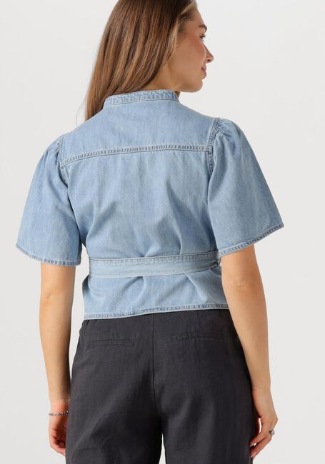 MSCH COPENHAGEN MSCHINGRID LIS 2 4 SHIRT Blouses Bleu clair - large