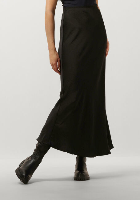 NEO NOIR Jupe maxi VICKY HEAVY SATEEN SKIRT en noir - large