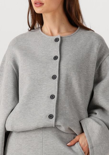 Grijze EDITED Mantel JILIAN SWEAT JACKET - large