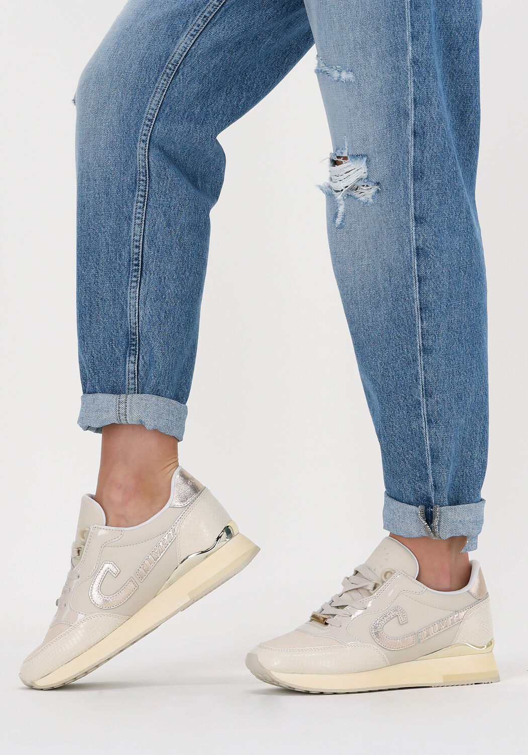 CRUYFF Baskets basses PARKRUNNER en blanc - large