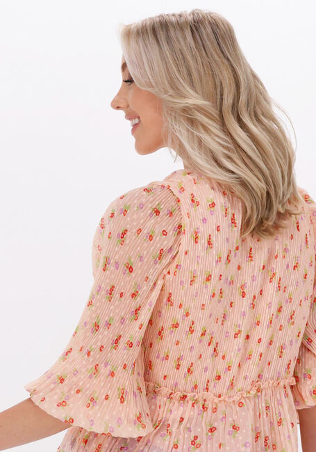 Roze NEO NOIR  AZIZ DOBBY FLOWER BLOUSE - large