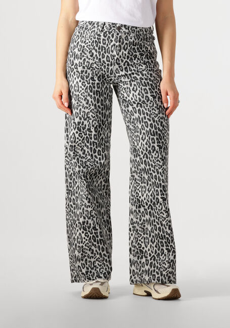 Grijze OBJECT Wide jeans OBJSENI MOJI HW JEANS - large