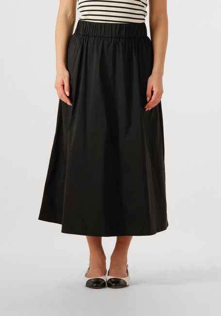 Zwarte NEO NOIR Midirok YARA POPLIN SKIRT - large