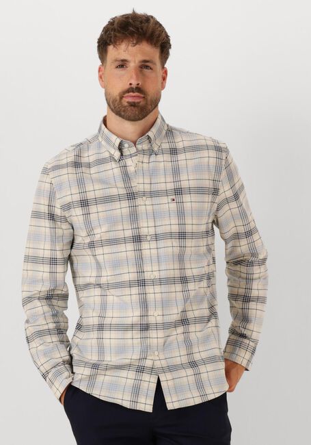 Blauwe TOMMY HILFIGER Overhemden HERIT OXFD RWB CHECK RF SHIRT - large