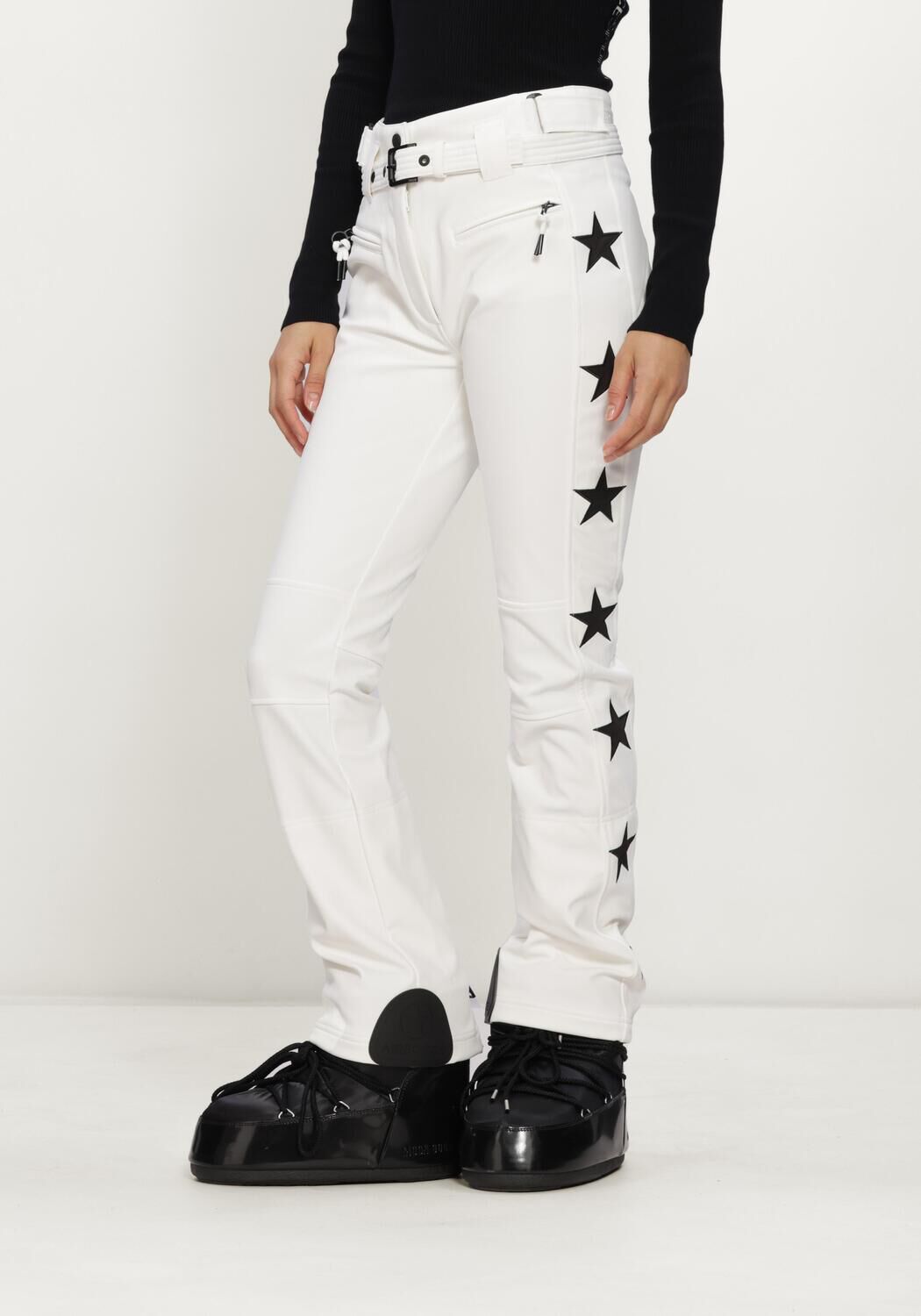 Witte AIRFORCE Broeken/jumpsuits ASPEN SKI PANTS STAR - large