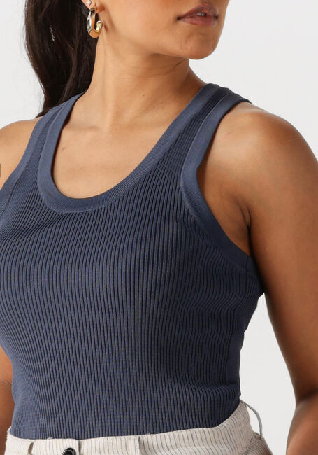 WITHBLACK Haut WBLLEWIS TANK TOP Bleu foncé - large