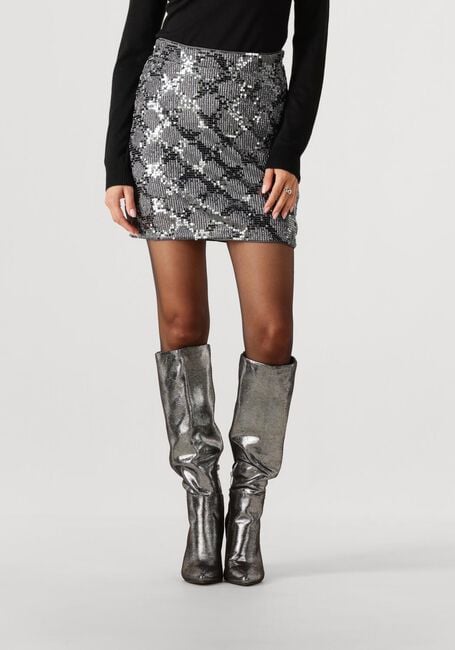 Grijze OBJECT Minirok OBJLEA HW SHORT SKIRT - large