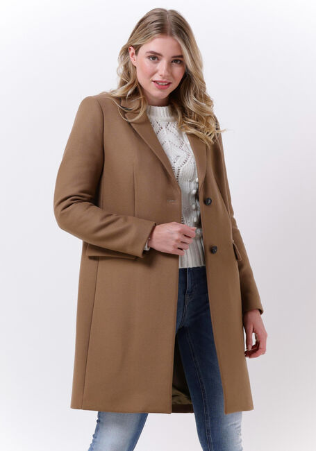 Bruine TOMMY HILFIGER Mantel WOOL BLEND CLASSIC COAT - large