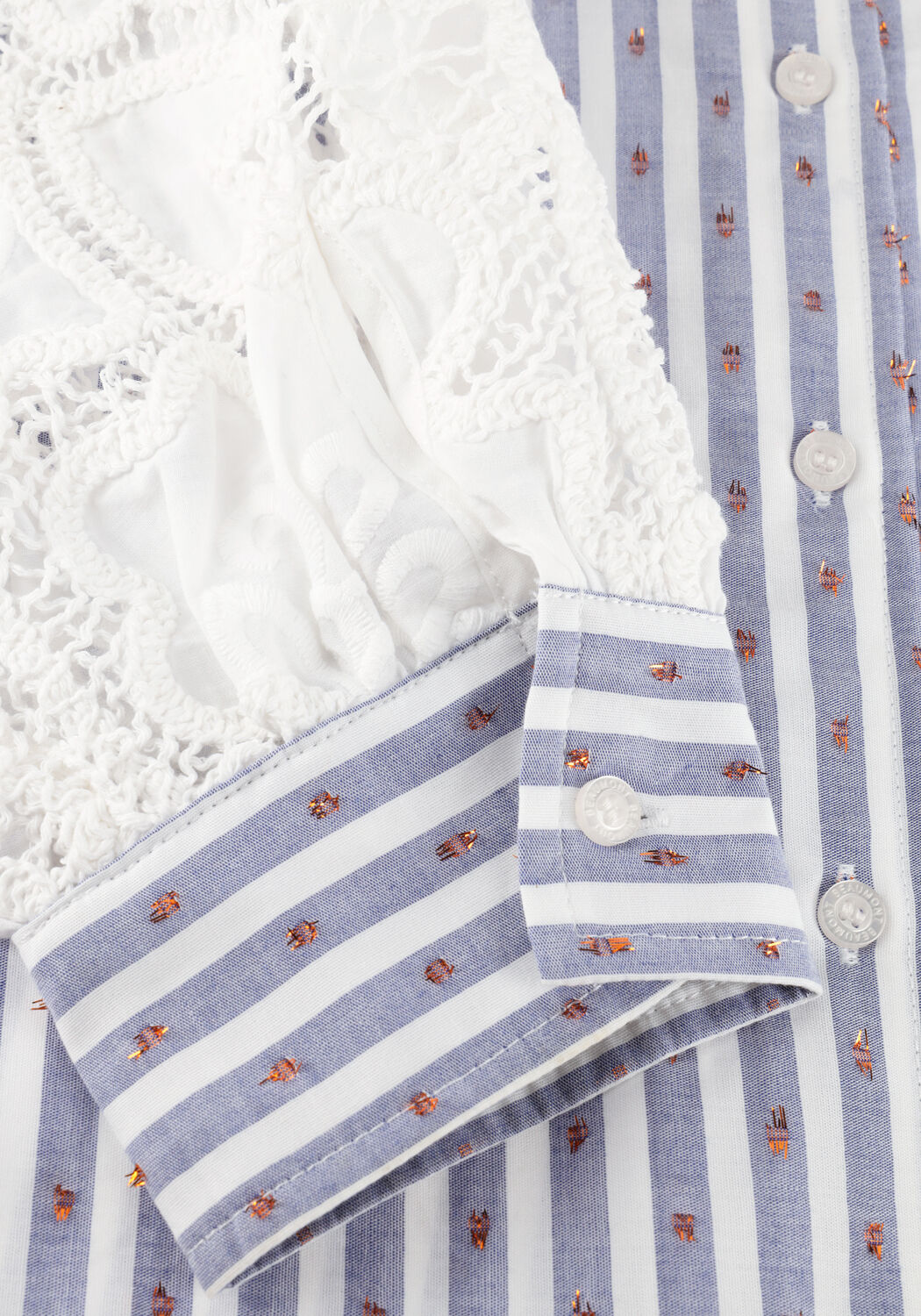 BEAUMONT AMAL BLOUSE Blouses en bleu - large