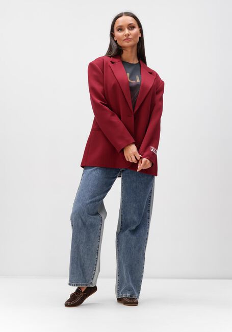 ALIX THE LABEL Blazer LADIES WOVEN OVERSIZED BLAZER Bordeaux - large