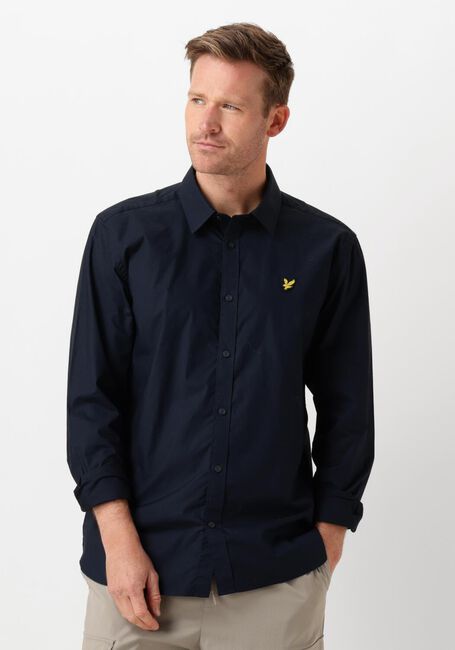 LYLE & SCOTT Chemise décontracté LONG SLEEVE POPLIN Bleu foncé - large