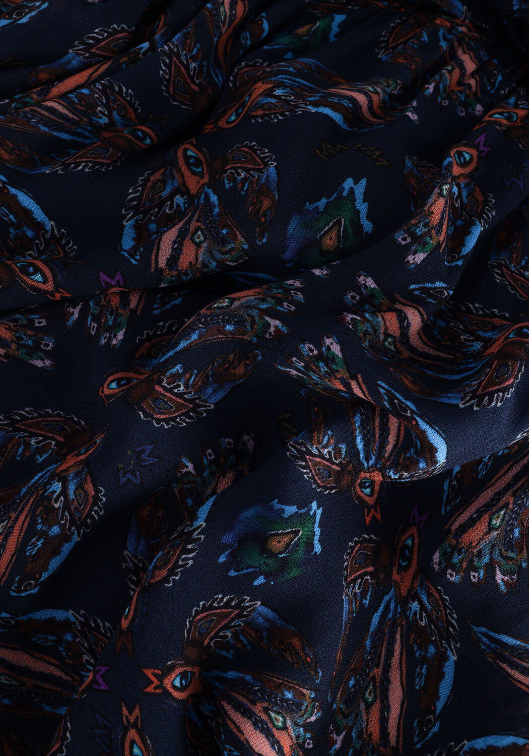 POM AMSTERDAM Mini robe DRESS 7093 en bleu - large