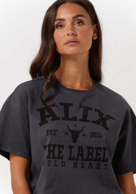 ALIX THE LABEL T-shirt LADIES KNITTED ALIX T-SHIRT en gris - large