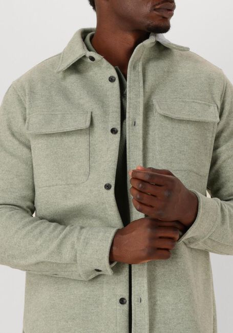 Lichtgrijze DSTREZZED Overshirt ULRIK OVERSHIRT - large