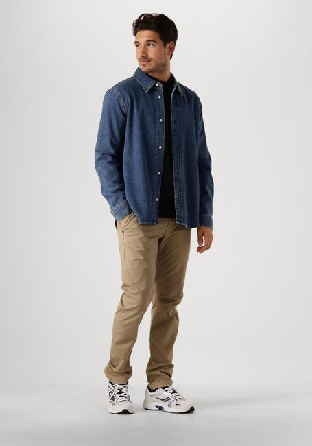 Zwarte CAST IRON Trui MOCK NECK FINE BOUCLE - large