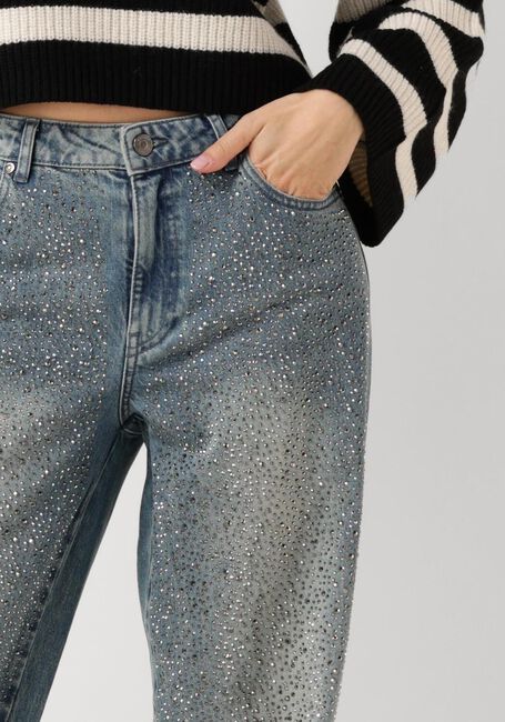 Blauwe GESTUZ Straight leg jeans ZORAHGZ MW JEANS - large