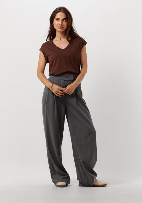 CC HEART T-shirt BASIC V-NECK T-SHIRT en marron - large