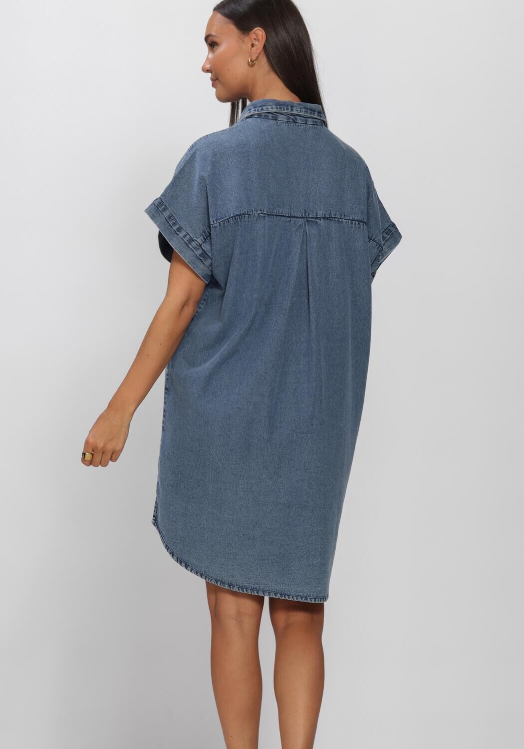 BY-BAR Mini robe HELLA DENIM DRESS en bleu - large
