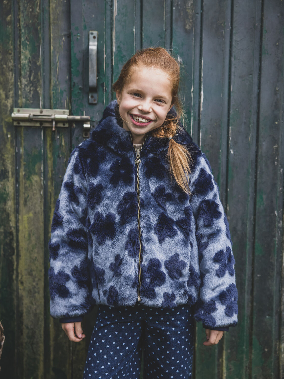 LOOXS Little Manteau en fausse fourrure 2531-7220 en multicolore - large