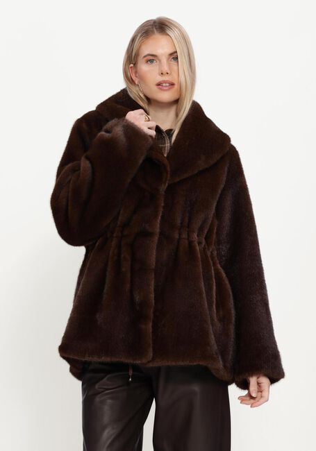 Bruine IBANA Faux fur jas CYREN - large