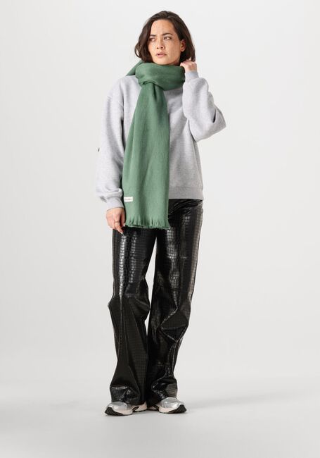 Groene ALPACA LOCA Sjaal 606 SCARF - large