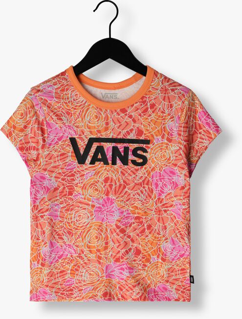 Roze VANS T-shirt ROSE CAMO PRINT MINI TEE CYCLAMEN - large