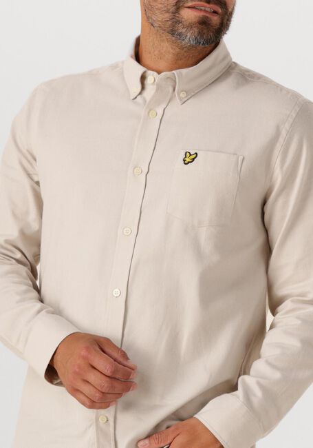 LYLE & SCOTT Chemise décontracté PLAIN FLANNEL SHIRT Écru - large