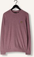 LYLE & SCOTT Pull LAMBSWOOL BLEND CREW NECK JUMPER en violet LYLE & SCOTT Pull LAMBSWOOL BLEND CREW NECK JUMPER en violet - medium