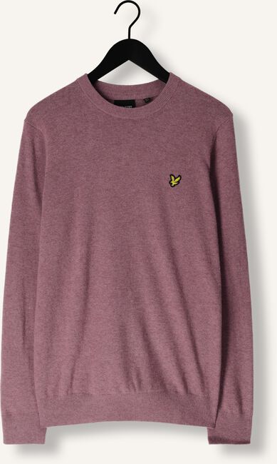 Paarse LYLE & SCOTT Trui LAMBSWOOL BLEND CREW NECK JUMPER Paarse LYLE & SCOTT Trui LAMBSWOOL BLEND CREW NECK JUMPER - large