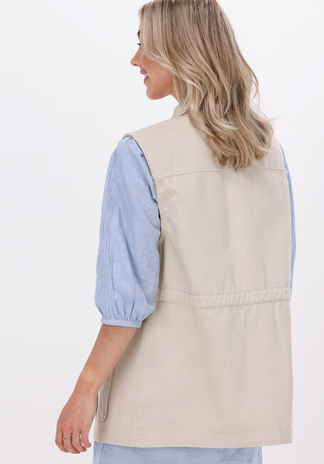 MSCH COPENHAGEN Gilet JOLINA WAISTCOAT en beige - large