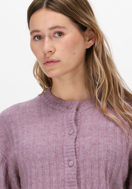 MSCH COPENHAGEN Gilet DEANNA ALPACA RIB CARDIGAN en violet - large