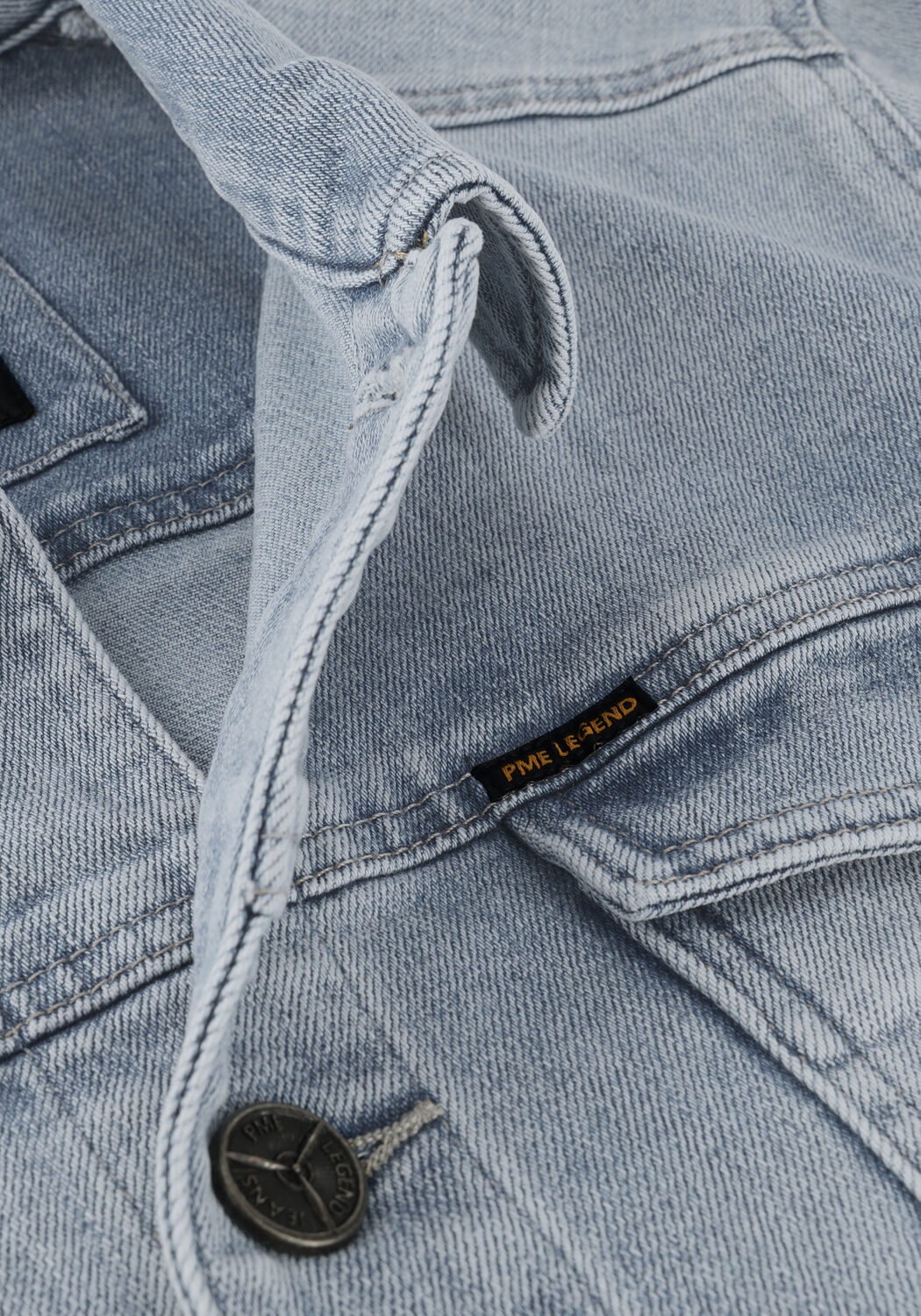 PME LEGEND Veste en jean DENIM JACKET LIGHT BLUE FINISH Bleu clair - large