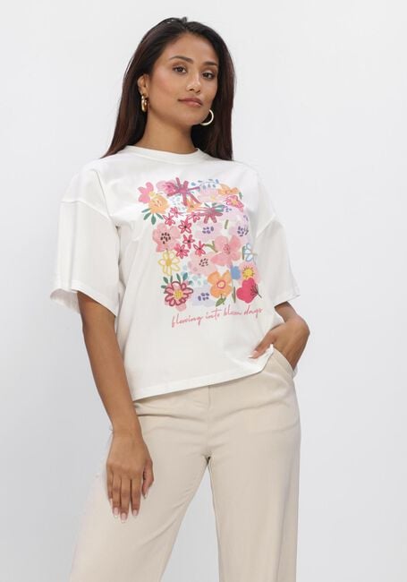 YDENCE T-shirt T-SHIRT BLOSSOM DAYS &Eacute;cru - large