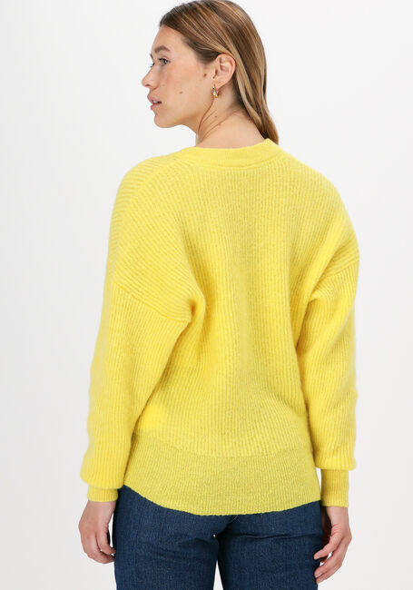 CO'COUTURE Pull LEONA RIB WING KNIT en jaune - large