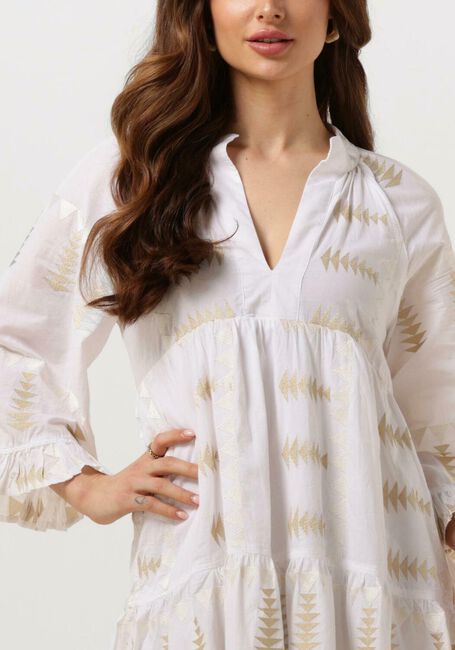 NEMA Mini robe FREDIA en blanc - large