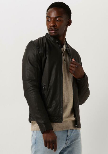 GOOSECRAFT Veste en cuir GC GALLERY062 en noir - large